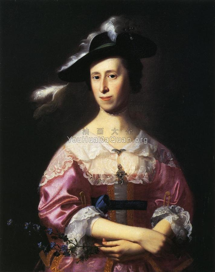 Mrs. Samuel Quincy (Hannah Hill) - 约翰·辛格顿·科普利